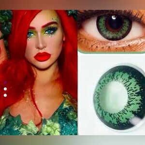Halloween green lenses
